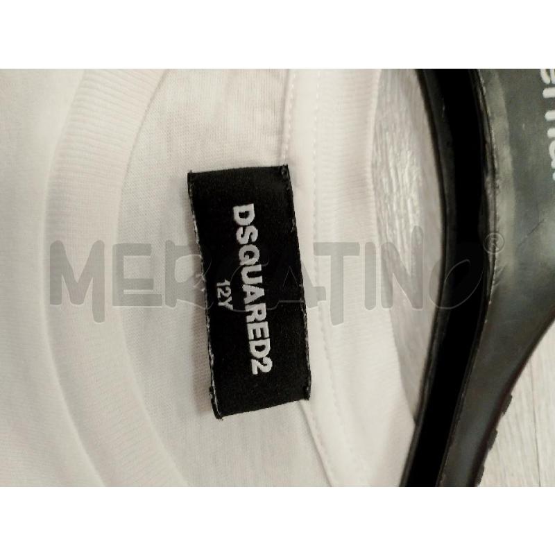 MAGLIA BAMBINO DSQUARED BIANCA | Mercatino dell'Usato San giovanni teatino 2