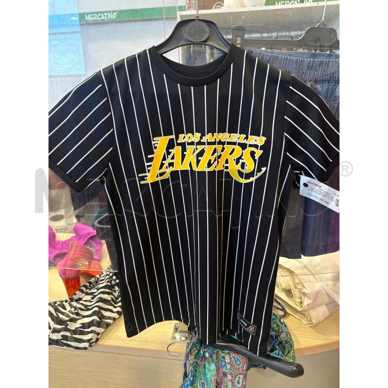 MAGLIA BAMBINO NBA NERA RIGHE BIANCHE  | Mercatino dell'Usato San giovanni teatino 1