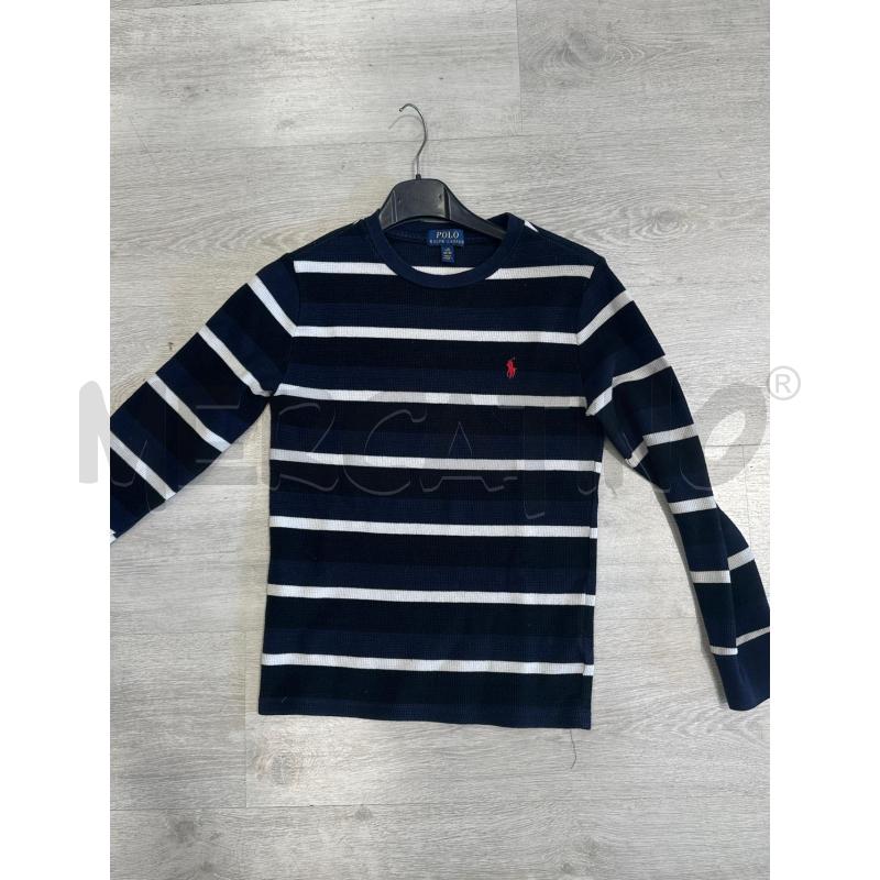 MAGLIA BAMBINO RALPH LAUREN BLU NERA BIANCA | Mercatino dell'Usato San giovanni teatino 1