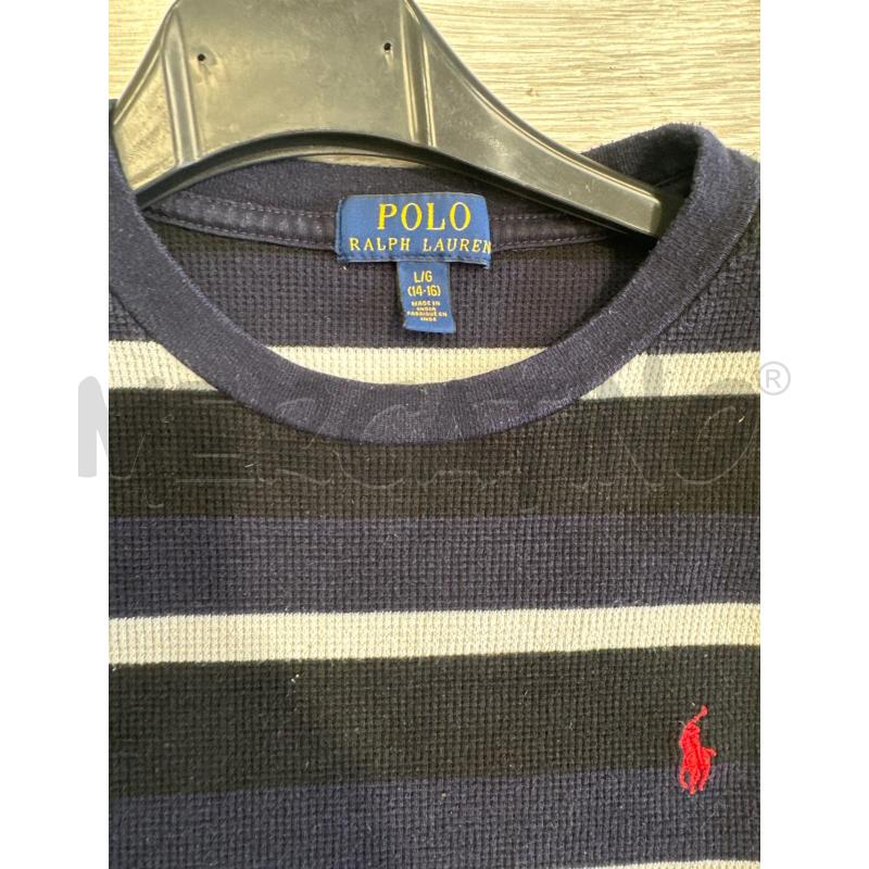 MAGLIA BAMBINO RALPH LAUREN BLU NERA BIANCA | Mercatino dell'Usato San giovanni teatino 2