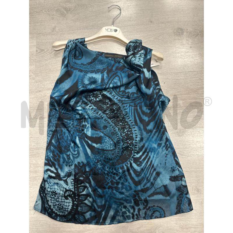 MAGLIA DONNA ANDREA ROSATI BLU NERA  | Mercatino dell'Usato San giovanni teatino 1