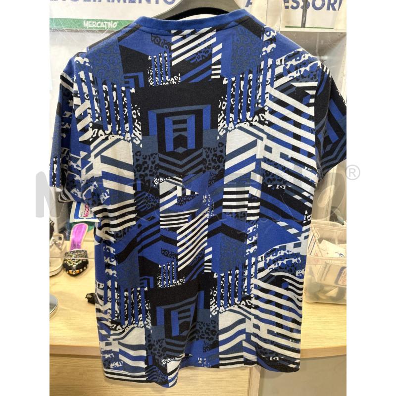 MAGLIA DONNA ARMANI BLU NERA FANTASIA | Mercatino dell'Usato San giovanni teatino 3