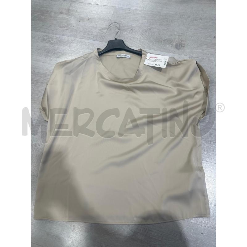 MAGLIA DONNA ARTIGLI BEIGE LUCIDA TG 46  | Mercatino dell'Usato San giovanni teatino 1
