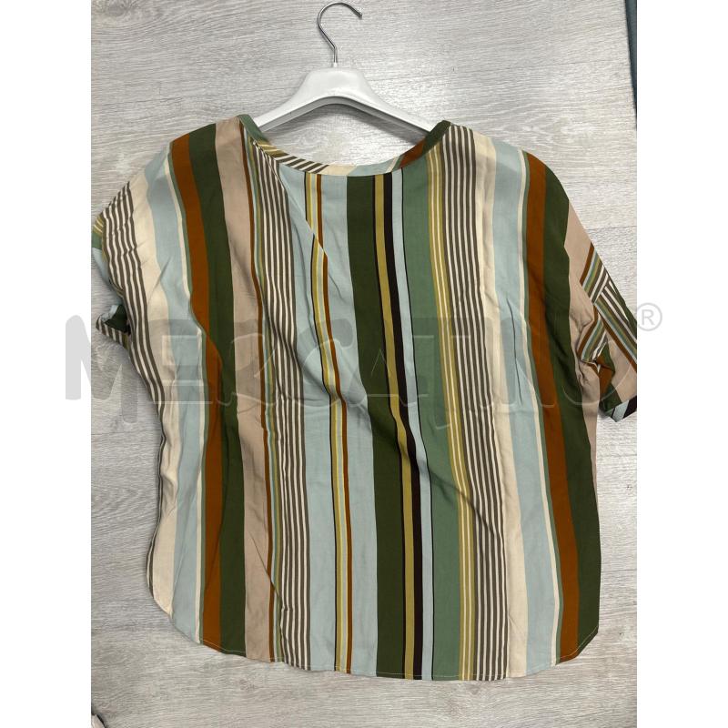 MAGLIA DONNA ASPESI STRISCE VERDI GIALLE CELESTI | Mercatino dell'Usato San giovanni teatino 2