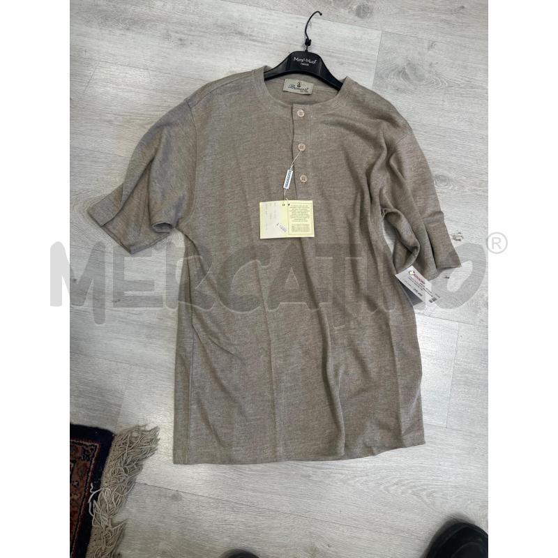MAGLIA DONNA BRAMANTE GRIGIO BEIGE MEZZA MANICA  | Mercatino dell'Usato San giovanni teatino 1