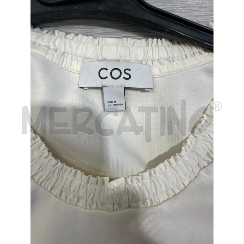 MAGLIA DONNA COS BIANCA SMANICATA RICCETTI  | Mercatino dell'Usato San giovanni teatino 2