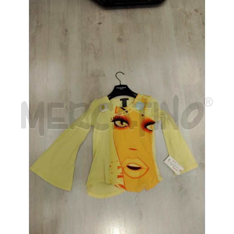 MAGLIA DONNA CUSTO BARCELONA GIALLA VOLTO | Mercatino dell'Usato San giovanni teatino 1