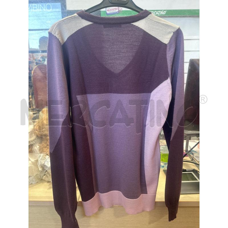 MAGLIA DONNA DANIELE ALESSANDRINI BIOLA BEIGE LILLA  | Mercatino dell'Usato San giovanni teatino 3