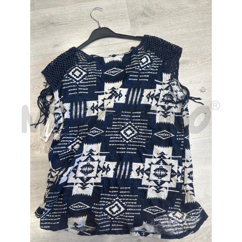 MAGLIA DONNA DENIM  SUPPLY RALPH LAUREN BLU BIANCA | Mercatino dell'Usato San giovanni teatino 3