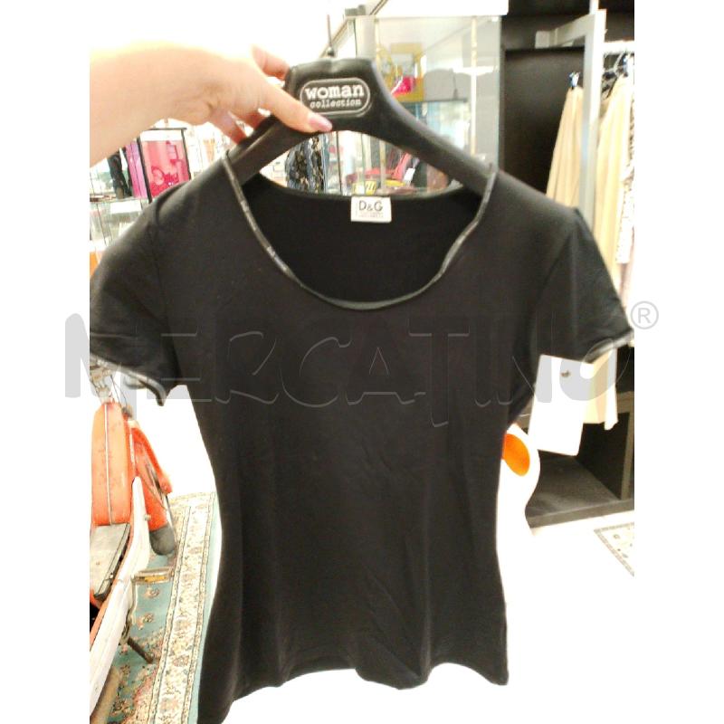 MAGLIA DONNA D&G NERA MEZZA MANICA  | Mercatino dell'Usato San giovanni teatino 1