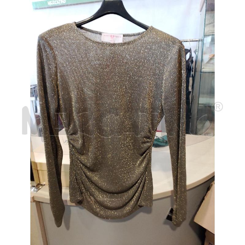 MAGLIA DONNA EMANUEL UNGARO STRASS DORATI | Mercatino dell'Usato San giovanni teatino 1