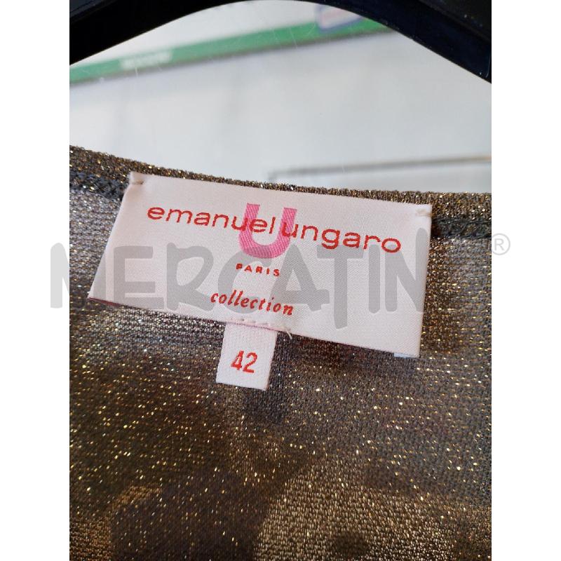 MAGLIA DONNA EMANUEL UNGARO STRASS DORATI | Mercatino dell'Usato San giovanni teatino 2