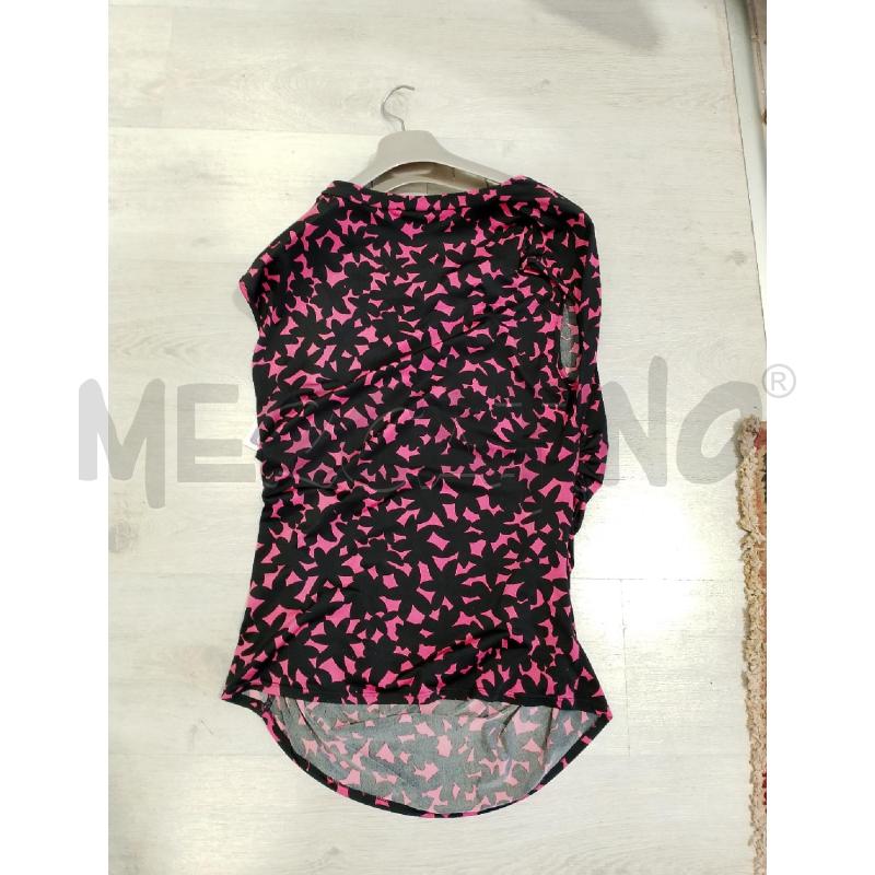 MAGLIA DONNA EMME MARELLA NERA FUCSIA | Mercatino dell'Usato San giovanni teatino 2