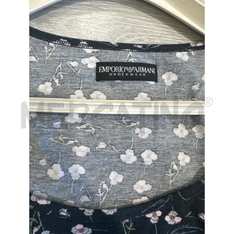 MAGLIA DONNA EMPORIO ARMANI NERA FIORI ROSA  | Mercatino dell'Usato San giovanni teatino 2