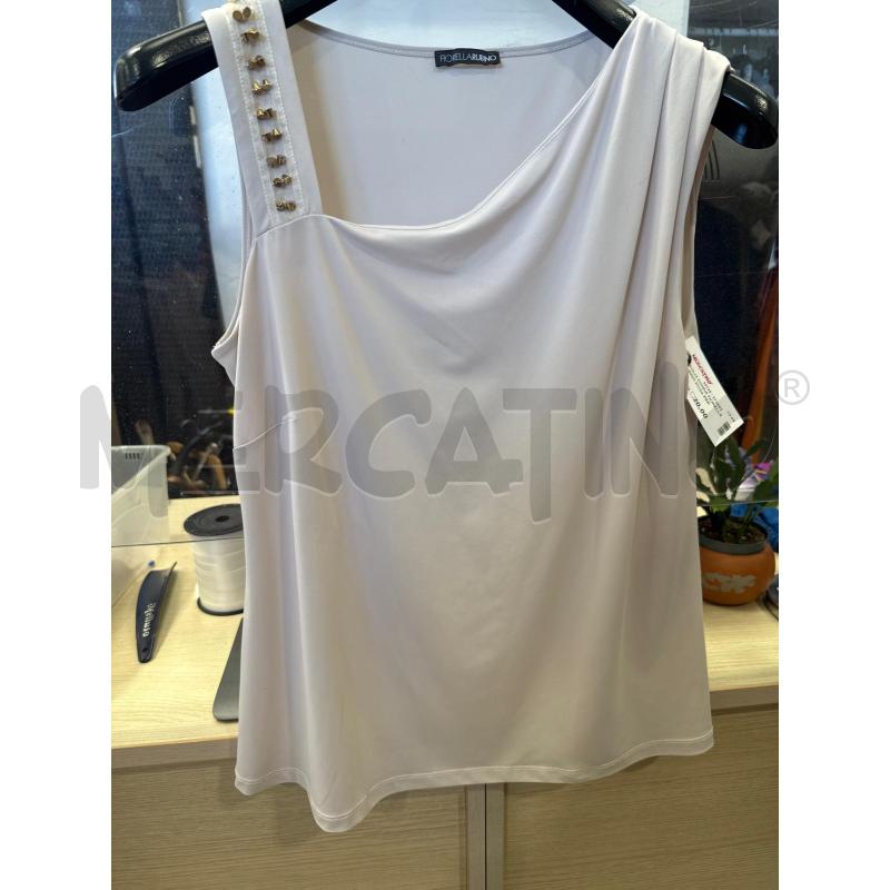 MAGLIA DONNA FIORELLA RUBINO ROSA PERLINE | Mercatino dell'Usato San giovanni teatino 1