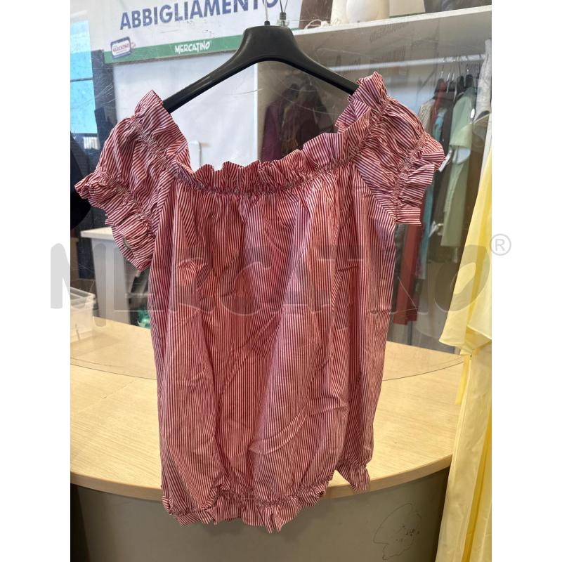 MAGLIA DONNA FORNARINA RIGHE BIANCHE ROSSE | Mercatino dell'Usato San giovanni teatino 2