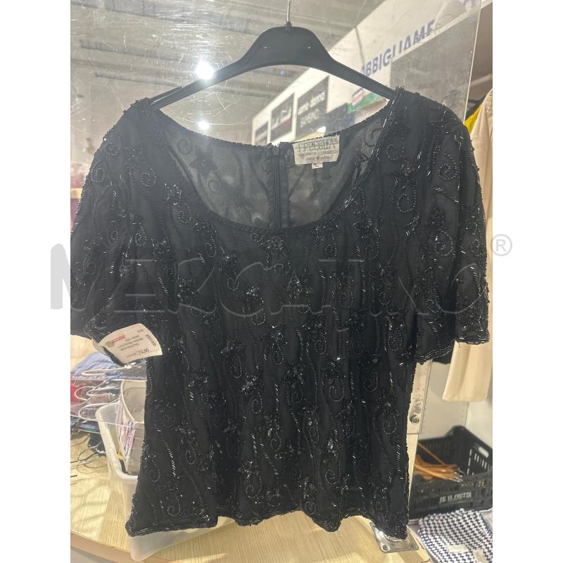 MAGLIA DONNA FREESIIA NERA PAILLETTES  | Mercatino dell'Usato San giovanni teatino 1