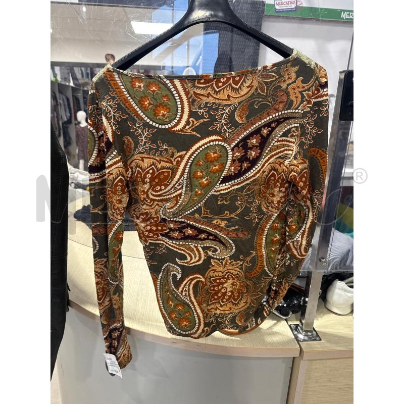 MAGLIA DONNA HFN VERDE ARANCIONE FANTASIA  | Mercatino dell'Usato San giovanni teatino 2
