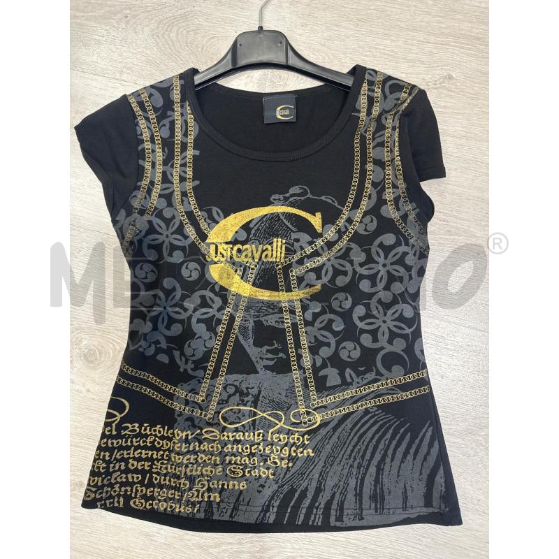MAGLIA DONNA JUSTCAVALLI NERA | Mercatino dell'Usato San giovanni teatino 1