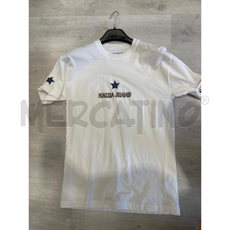 MAGLIA DONNA KRIZIA JEANS BIANCA  | Mercatino dell'Usato San giovanni teatino 1