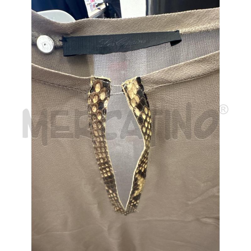 MAGLIA DONNA LES COPAINS BEIGE DETT RETTILE  | Mercatino dell'Usato San giovanni teatino 2