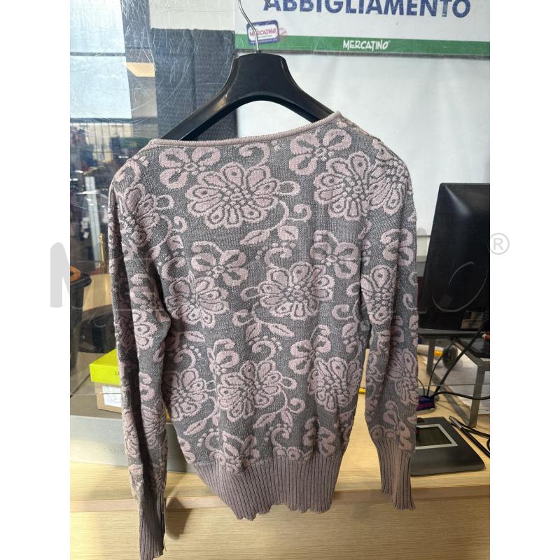 MAGLIA DONNA LUISA SPAGNOLI GRIGIA ROSA  | Mercatino dell'Usato San giovanni teatino 2