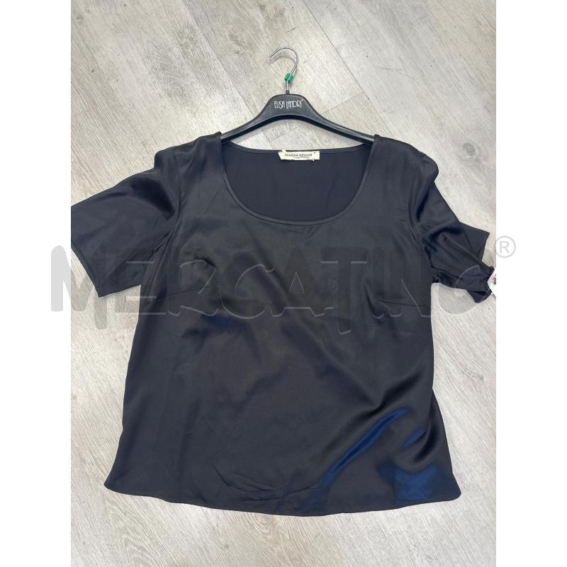 MAGLIA DONNA MARINA RINALDI NERA MEZZA MANICA  | Mercatino dell'Usato San giovanni teatino 1