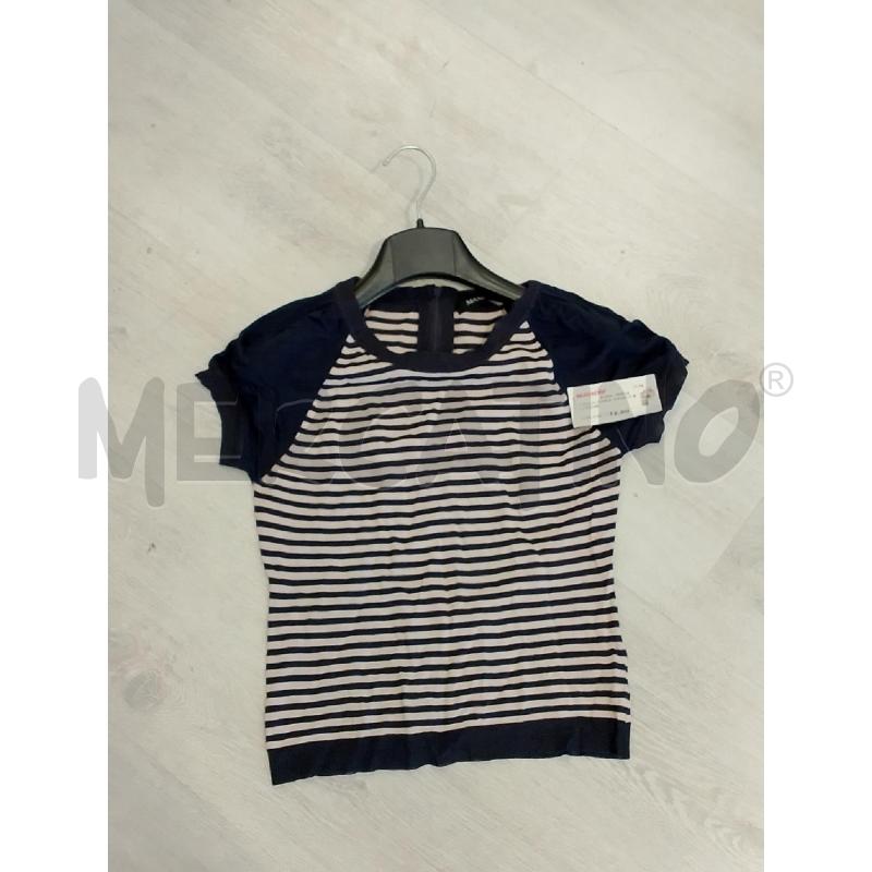 MAGLIA DONNA MAX&CO BLU RIGHE | Mercatino dell'Usato San giovanni teatino 1
