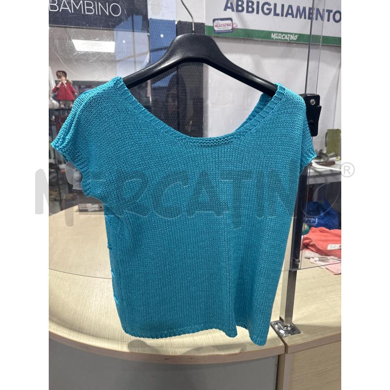 MAGLIA DONNA MIDALI TOJOURS CELESTE | Mercatino dell'Usato San giovanni teatino 2