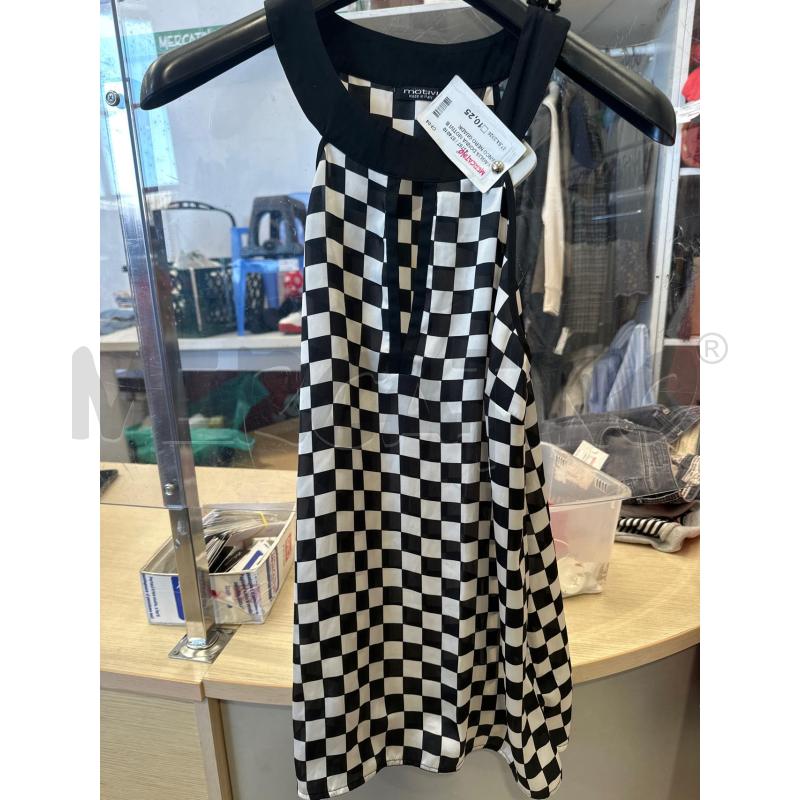MAGLIA DONNA MOTIVI BIANCO NERO QUADRI  | Mercatino dell'Usato San giovanni teatino 1