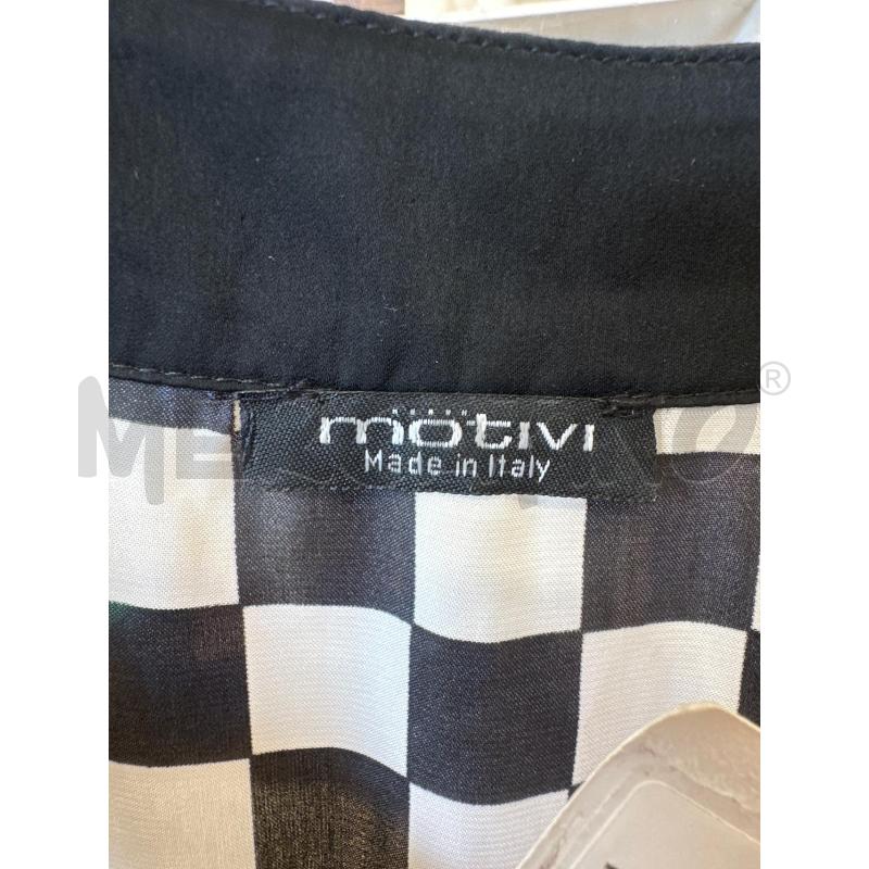 MAGLIA DONNA MOTIVI BIANCO NERO QUADRI  | Mercatino dell'Usato San giovanni teatino 2