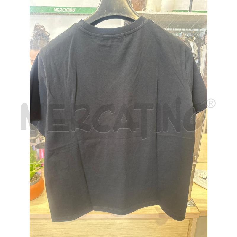 MAGLIA DONNA MSGM NERA GIALLA FIORI BLU | Mercatino dell'Usato San giovanni teatino 3
