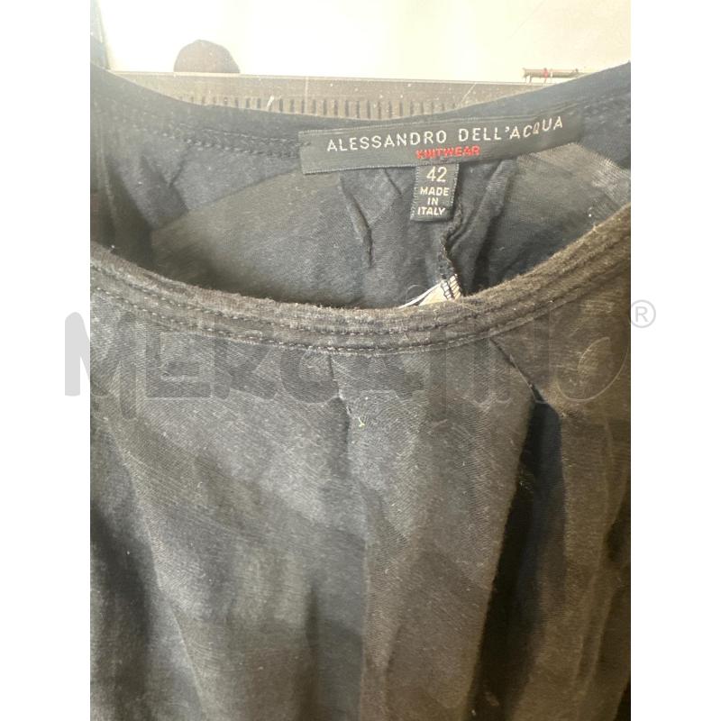 MAGLIA DONNA NERA ALESSANDRO DELL'ACQUA | Mercatino dell'Usato San giovanni teatino 2