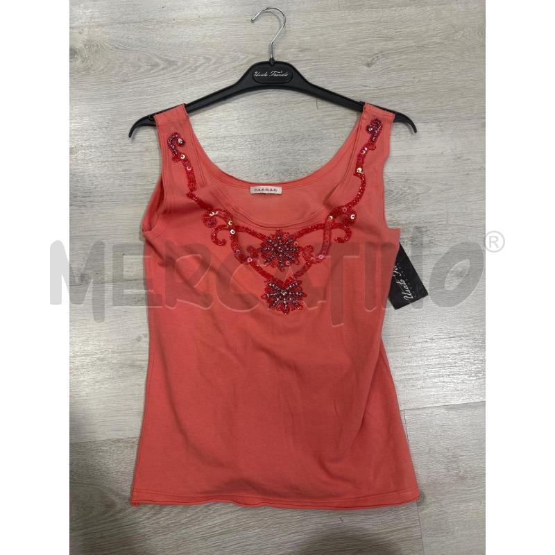MAGLIA DONNA P.A.R.O.S.H FUCSIA PERLINE SMANICATA  | Mercatino dell'Usato San giovanni teatino 1