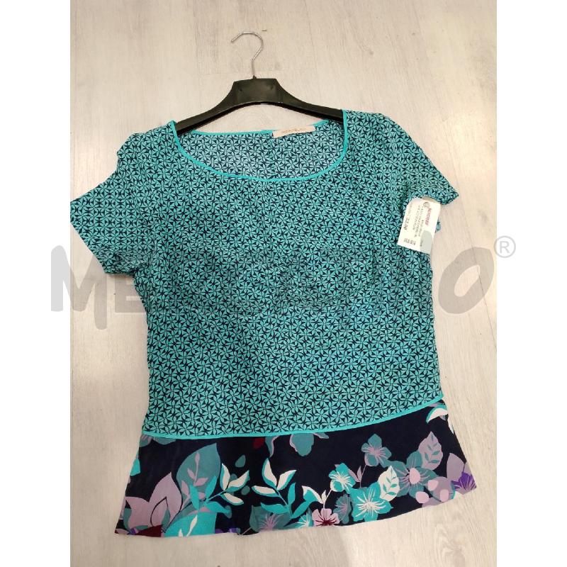 MAGLIA DONNA PENNY BLACK AZZURRA FLOREALE  | Mercatino dell'Usato San giovanni teatino 1