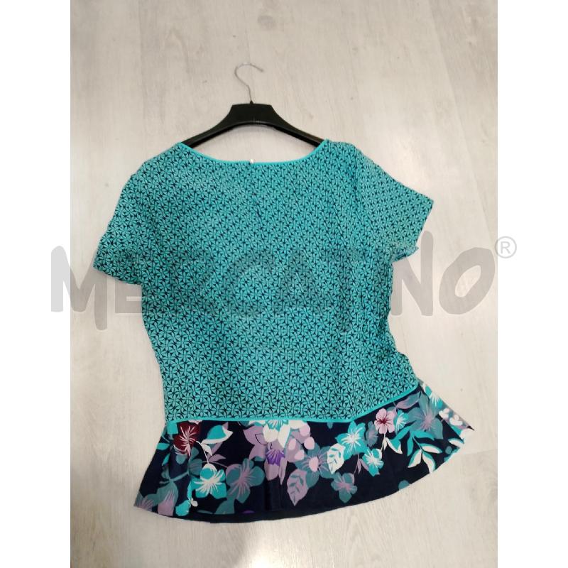 MAGLIA DONNA PENNY BLACK AZZURRA FLOREALE  | Mercatino dell'Usato San giovanni teatino 2