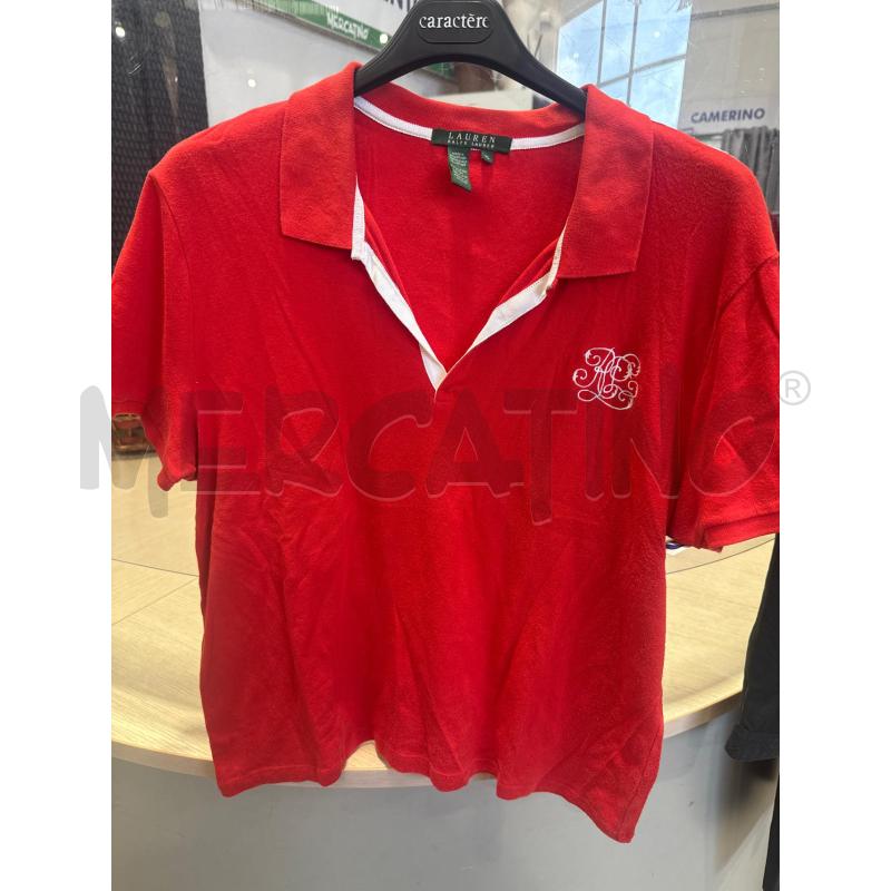 MAGLIA DONNA POLO RAPLH LAUREN ROSSA | Mercatino dell'Usato San giovanni teatino 1