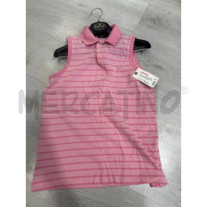 MAGLIA DONNA RALPH LAUREN SPORT ROSA RIGHE  | Mercatino dell'Usato San giovanni teatino 1