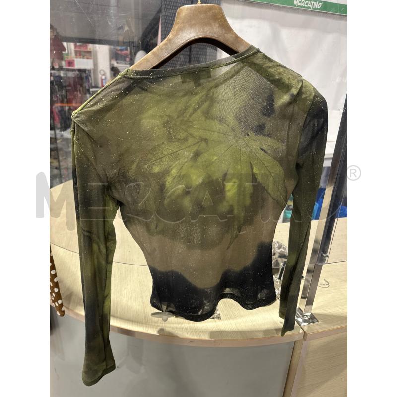 MAGLIA DONNA ROBERTO CAVALLI VERDE DETT DORATI | Mercatino dell'Usato San giovanni teatino 2