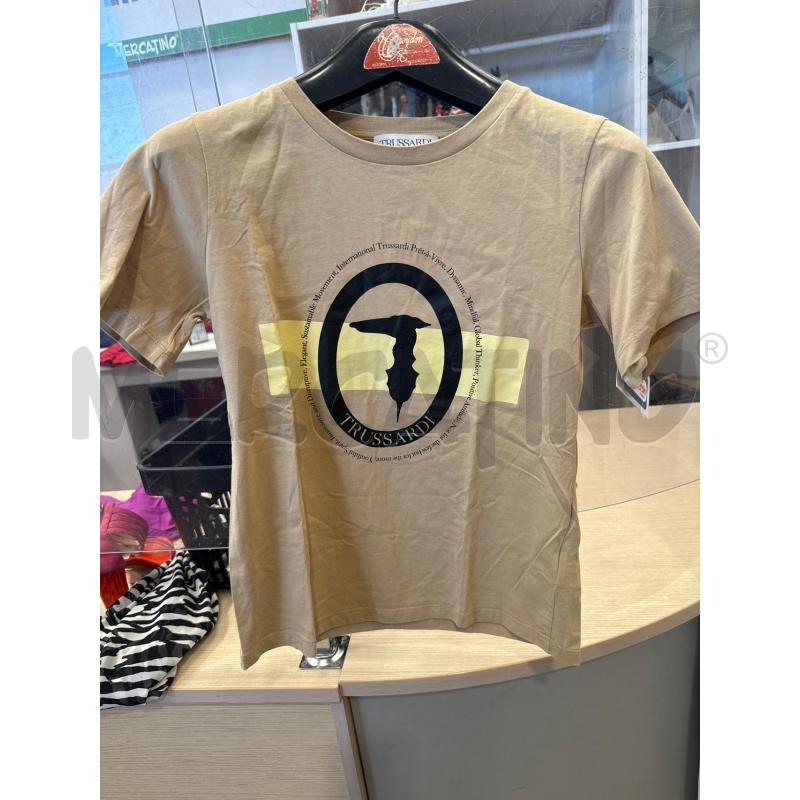 MAGLIA DONNA TRUSSARDI BEIGE STAMPA  | Mercatino dell'Usato San giovanni teatino 1