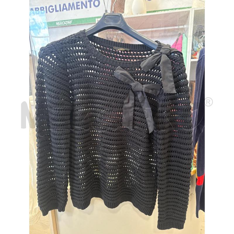MAGLIA DONNA TWINSET NERA TRAFORATA | Mercatino dell'Usato San giovanni teatino 1