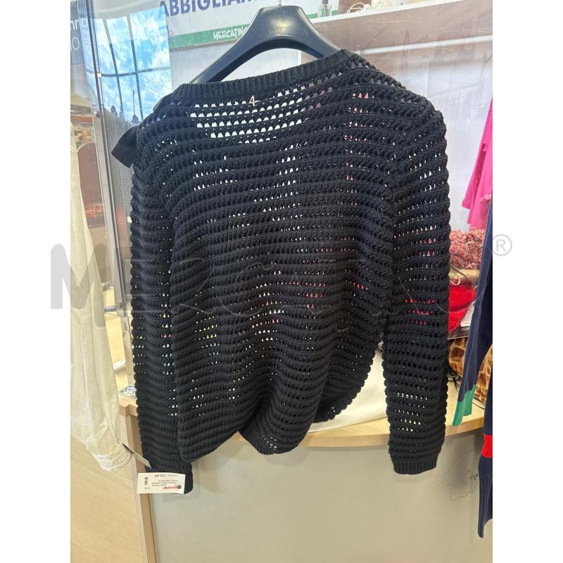 MAGLIA DONNA TWINSET NERA TRAFORATA | Mercatino dell'Usato San giovanni teatino 2