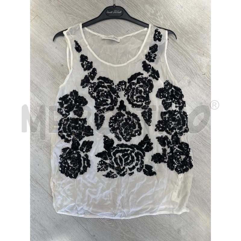 MAGLIA DONNA TWIN SET LINGERIE BIANCA PALLETTES  | Mercatino dell'Usato San giovanni teatino 1