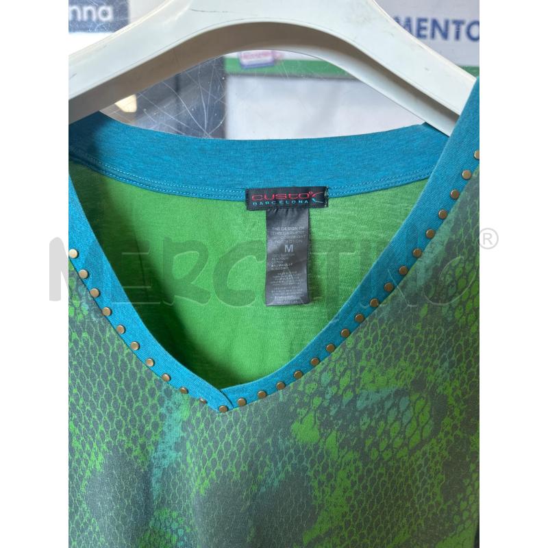MAGLIA DONNA VERDE CUSTO BARCELONA | Mercatino dell'Usato San giovanni teatino 3