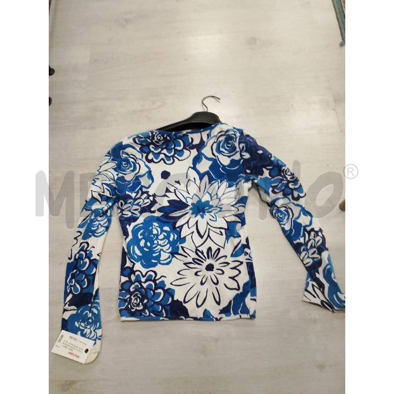 MAGLIA DONNA VERSACE SPORT BIANCA AZZURRA FANTASIA | Mercatino dell'Usato San giovanni teatino 3