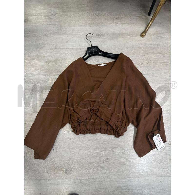 MAGLIA DONNA ZARA MARRONE  | Mercatino dell'Usato San giovanni teatino 1