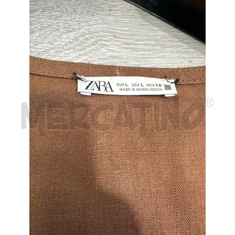 MAGLIA DONNA ZARA MARRONE  | Mercatino dell'Usato San giovanni teatino 2