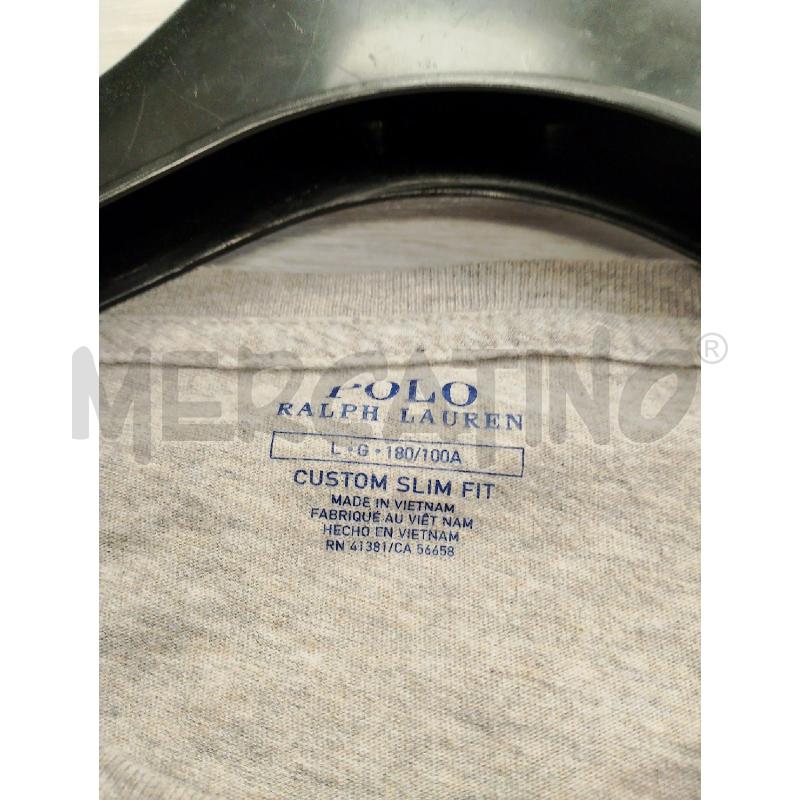 MAGLIA UOMO POLO RALPH LAUREN GRIGIA  | Mercatino dell'Usato San giovanni teatino 3