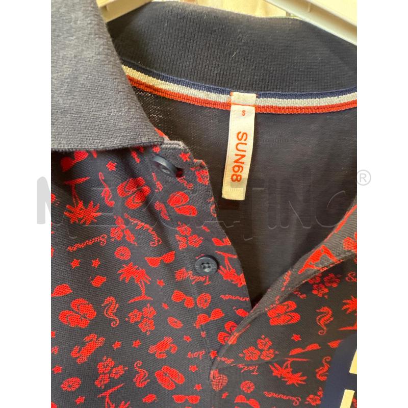 MAGLIA UOMO SUN 68 BLU GRANCHETTI ROSSI | Mercatino dell'Usato San giovanni teatino 2