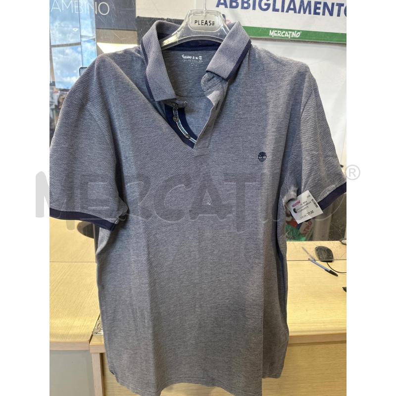 MAGLIA UOMO TIMBERLAND AZZURRA DETT BLU | Mercatino dell'Usato San giovanni teatino 1